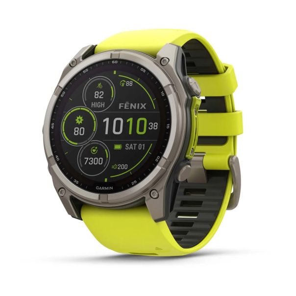 GARMIN Sat Fenix 8 51mm, Sapphire, SOLAR, žuta - EP3269868