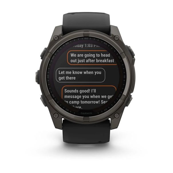 GARMIN Sat Fenix 8 51mm, Sapphire, SOLAR, crna - EP3269865