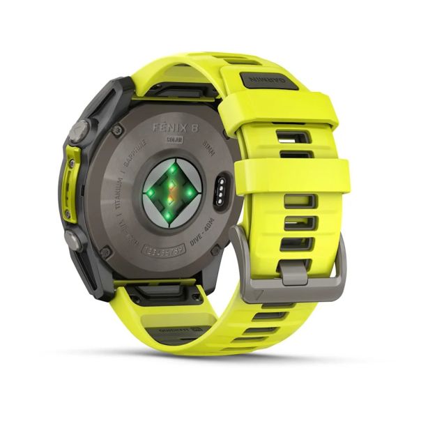 GARMIN Sat Fenix 8 51mm, Sapphire, SOLAR, žuta - EP3269868
