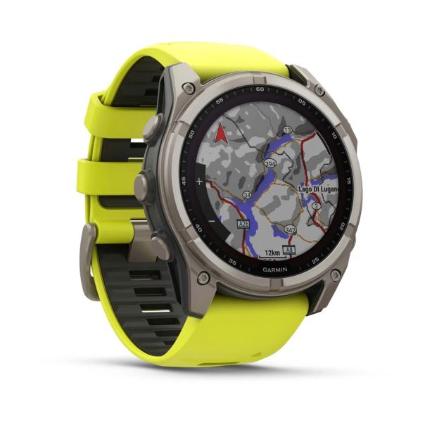 GARMIN Sat Fenix 8 51mm, Sapphire, SOLAR, žuta - EP3269868