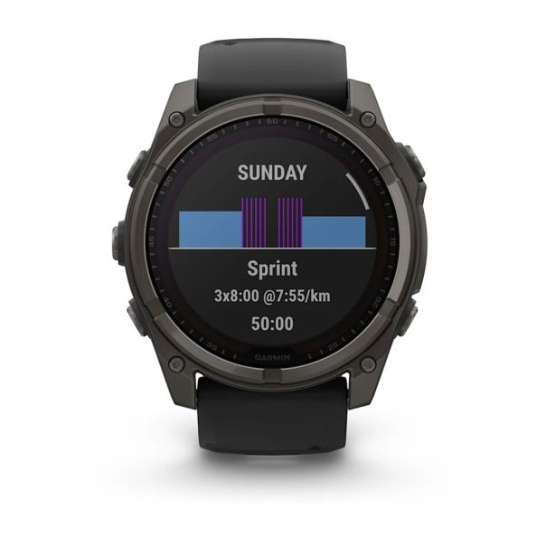 GARMIN Sat Fenix 8 51mm, Sapphire, SOLAR, crna - EP3269865