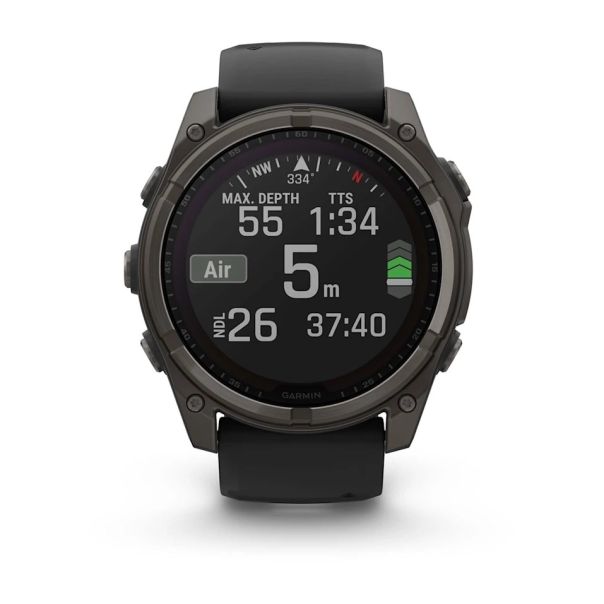 GARMIN Sat Fenix 8 51mm, Sapphire, SOLAR, crna - EP3269865