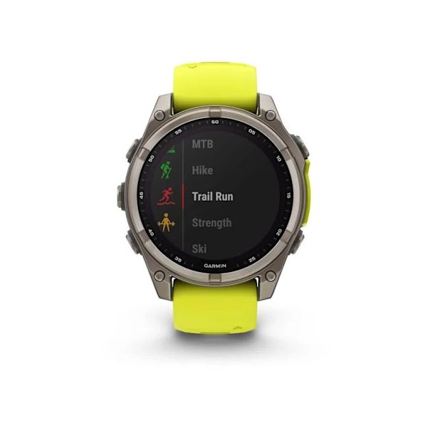 GARMIN Sat Fenix 8 47mm, Sapphire, SOLAR, žuta - EP3269856