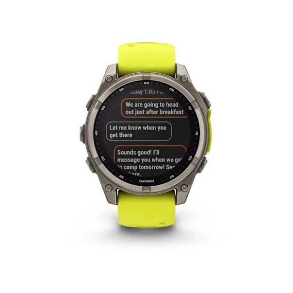 GARMIN Sat Fenix 8 47mm, Sapphire, SOLAR, žuta - EP3269856