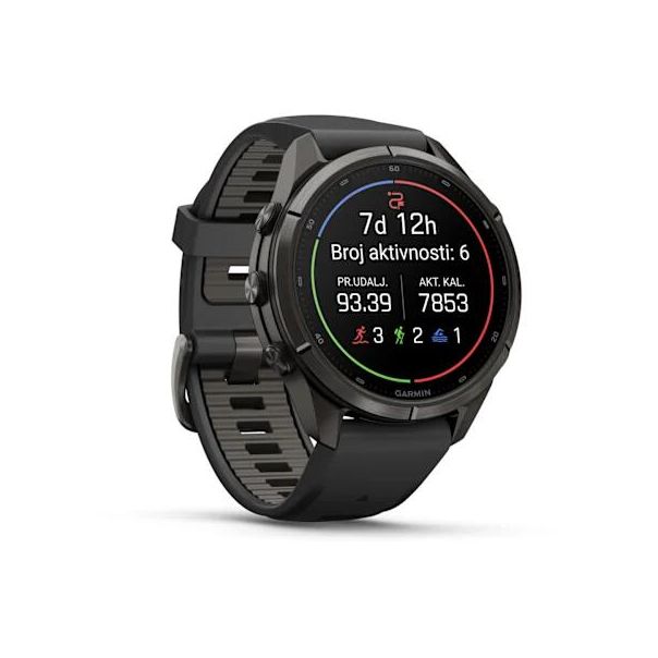 GARMIN Sat Fenix 9 PRO 43 inR, crna/siva - EP3284267
