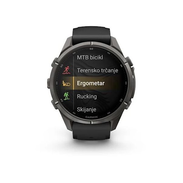 GARMIN Sat Fenix 9 PRO 43 inR, crna/siva - EP3284267