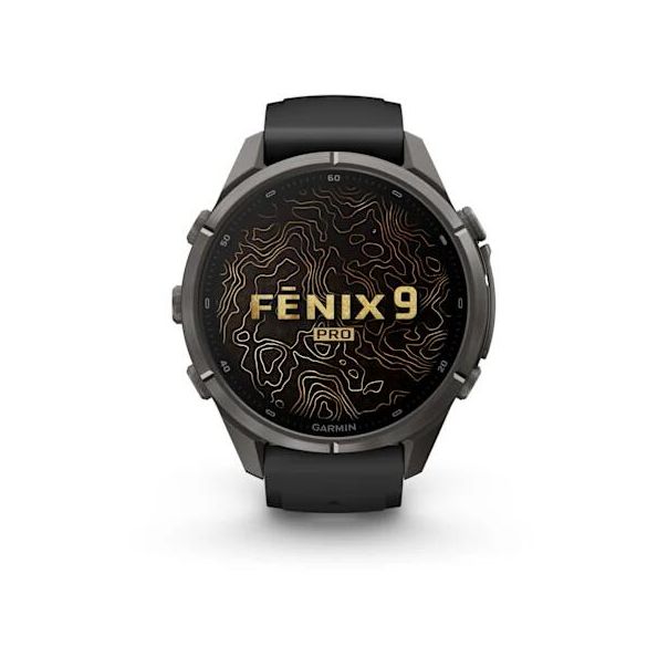 GARMIN Sat Fenix 9 PRO 43 inR, crna/siva - EP3284267