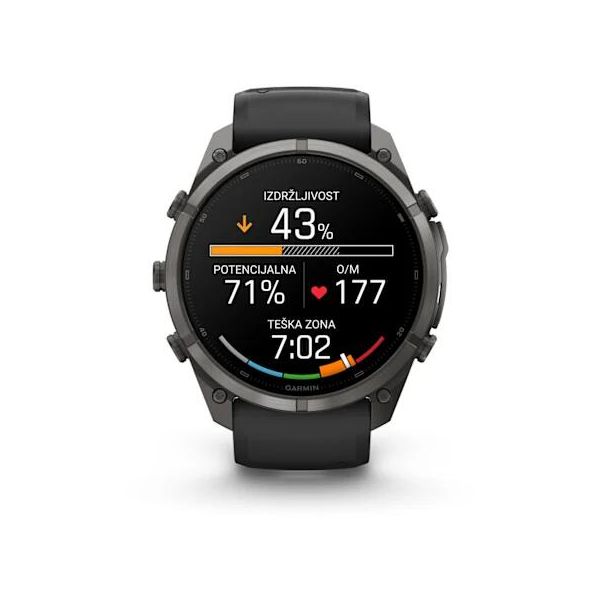 GARMIN Sat Fenix 9 PRO 51 inR, crna/siva - EP3284273