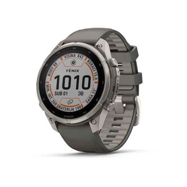 GARMIN Sat Fenix 9 Pro SOLAR 47mm, inReach, siva - EP3269964