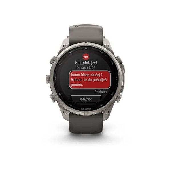 GARMIN Sat Fenix 9 Pro SOLAR 47mm, inReach, siva - EP3269964