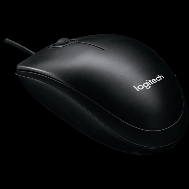 LOGITECH B100 Corded Mouse - BLACK - USB - B2B - EP2841721