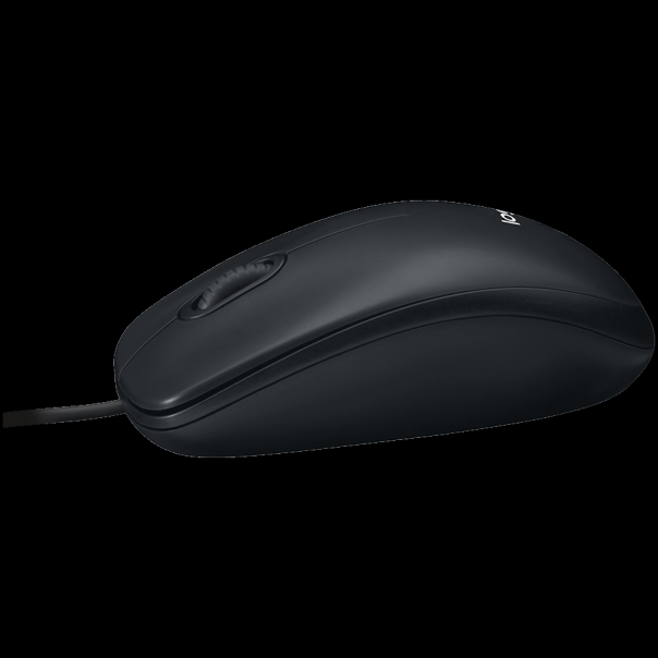 LOGITECH B100 Corded Mouse - BLACK - USB - B2B - EP2841721