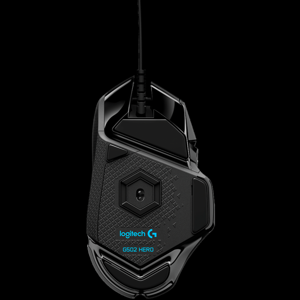 LOGITECH G502 Corded Gaming Mouse - HERO - BLACK - USB - EER2 - EP2847387