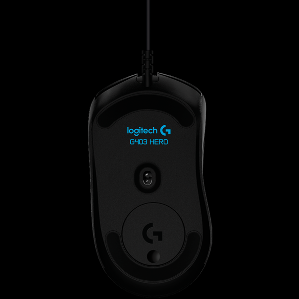 LOGITECH G403 HERO LIGHTSYNC Corded Gaming Mouse - BLACK - USB - EER2 - EP2846820