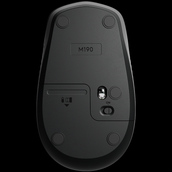 LOGITECH M190 Wireless Mouse - CHARCOAL - EP2846838