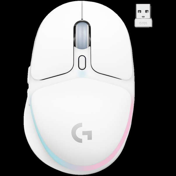 LOGITECH G705 LIGHTSPEED Wireless Gaming Mouse - OFF-WHITE - EER2 - EP2845702