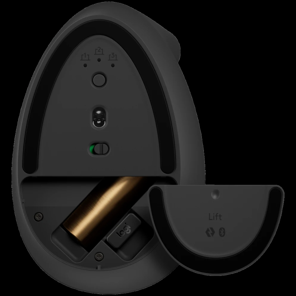 LOGITECH Lift Bluetooth Vertical Ergonomic Mouse - GRAPHITE/BLACK - EP2843105