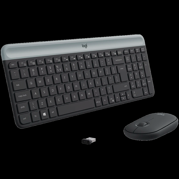 LOGITECH MK470 Slim Wireless Combo - GRAPHITE - US INT'L - EP2986407