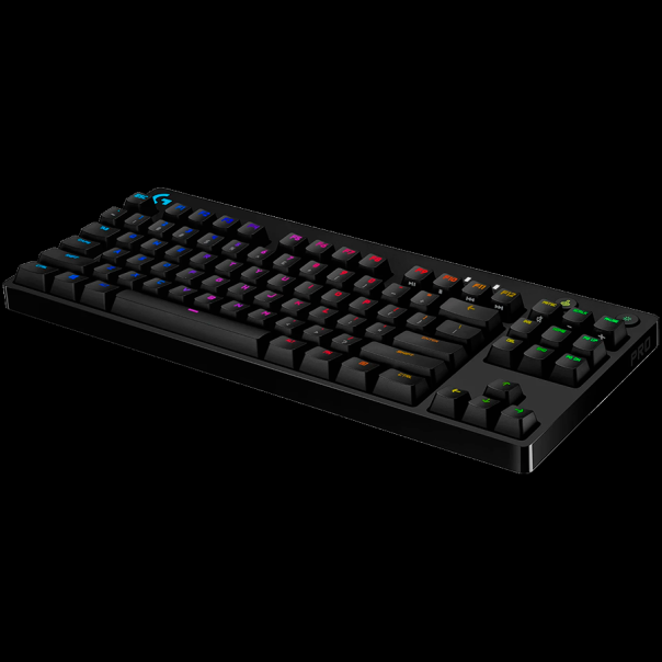 LOGITECH G PRO TKL Corded Mechanical Gaming Keyboard - BLACK - US INT'L - USB - CLICKY - EP2850596