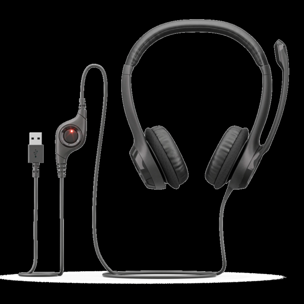 LOGITECH HEADSET-H390 USB-C Computer Headset-MIDNIGHT BLACK-USB-N/A-EMEA28i-935-USB-C - EP2950541