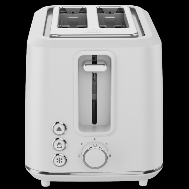 Electric Toaster, white, 220-240V, 50-60Hz, 920-1080W, 2 slots, 3 modes, 7 browning levels - EP2922976