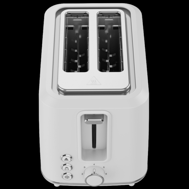 Electric Toaster, white, 220-240V, 50-60Hz, 920-1080W, 2 slots, 3 modes, 7 browning levels - EP2922976