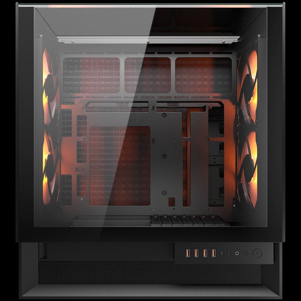 COUGAR OmnyX PC Case, Mid Tower, Black - EP2844822