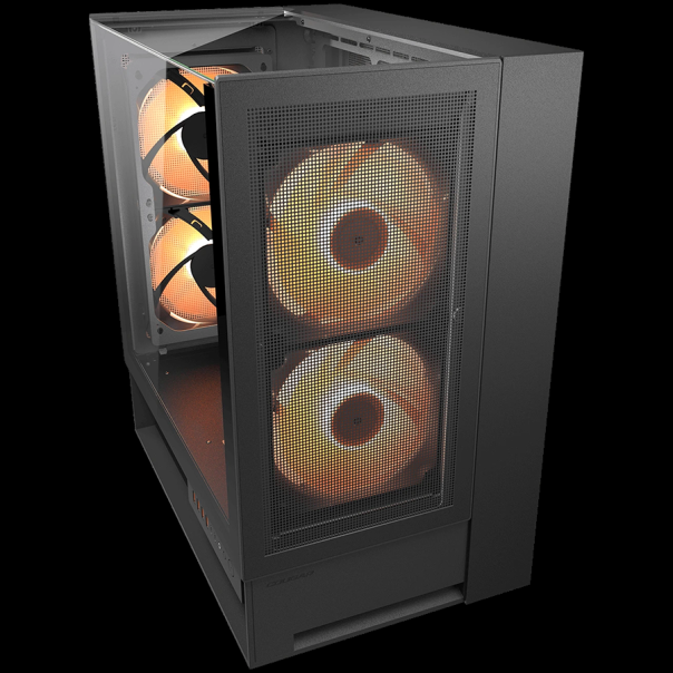 COUGAR OmnyX PC Case, Mid Tower, Black - EP2844822