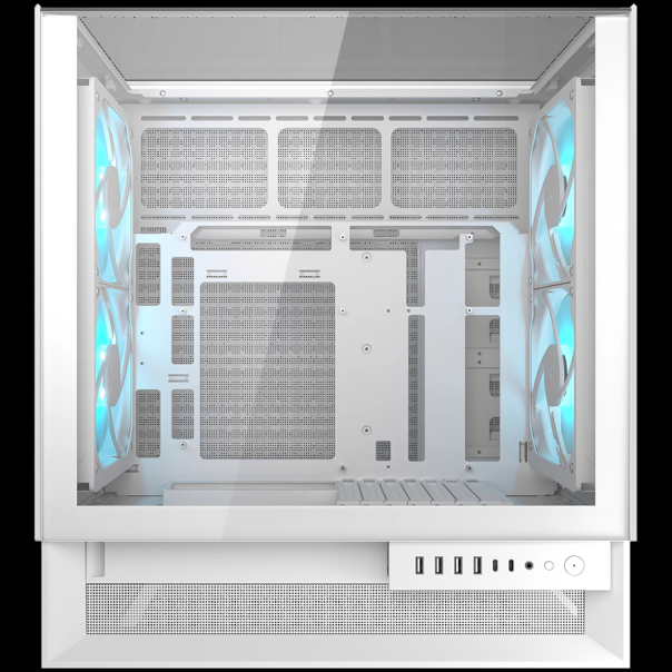 COUGAR OmnyX PC Case, Mid Tower, White - EP2844825