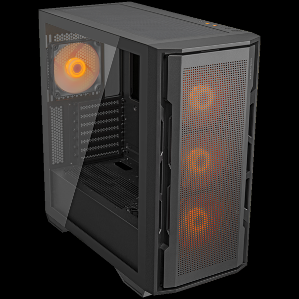 COUGAR UNIFACE RGB PC Case, Mid Tower, Black - EP2841736