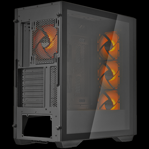 COUGAR UNIFACE RGB PC Case, Mid Tower, Black - EP2841736