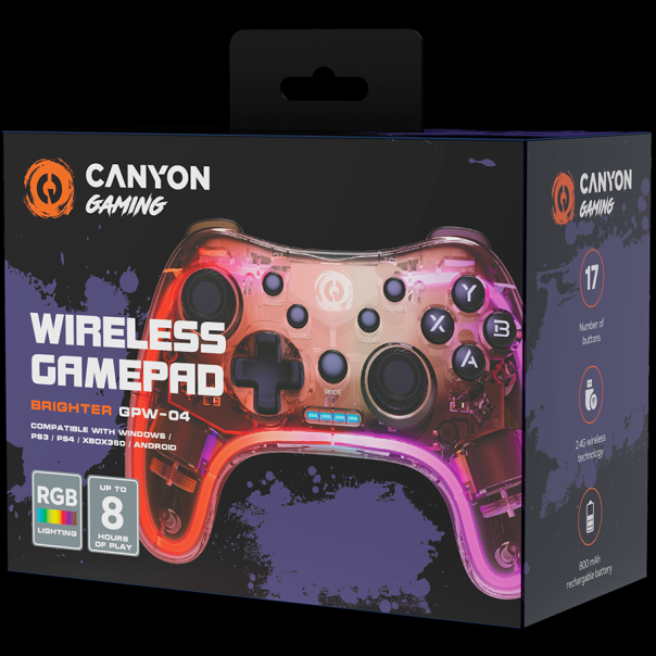 CANYON gamepad Brighter GPW-04 Dongle Wireless Crystal - EP2837980