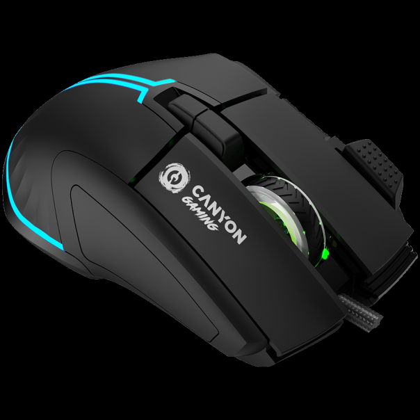 CANYON mouse Fortnax GM-636 RGB 9buttons Wired Black - EP2841661