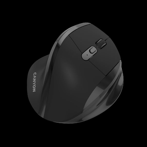 CANYON mouse OnClick 17 Ergonomic 6 buttons 1600DPI Wireless Black - EP2976180