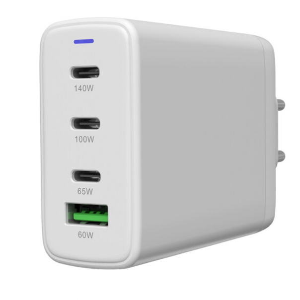 CANYON charger CU140ACC GaN 150W 3xPD 1xQC EU White - EP2838593