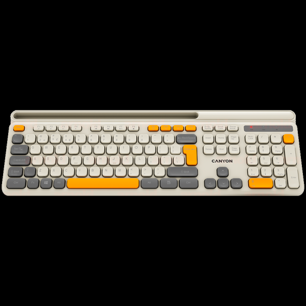 CANYON keyboard HKB-W03 EN AAA Wireless Beige - EP2912079