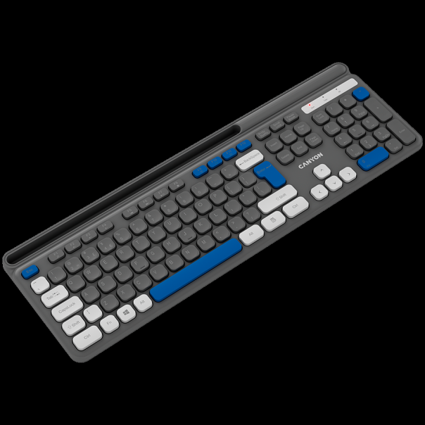 CANYON keyboard HKB-W03 EN AAA Wireless Grey - EP2904097