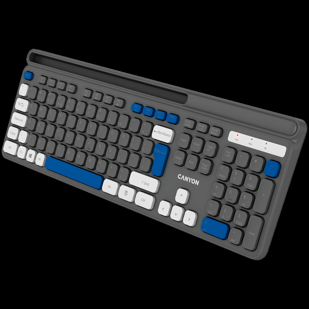CANYON keyboard HKB-W03 EN AAA Wireless Grey - EP2904097