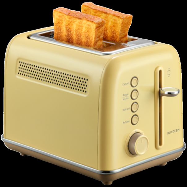 BUYDEEM 2 Slice Toaster, model DT620E, color Mellow Yellow, EU - EP2923295