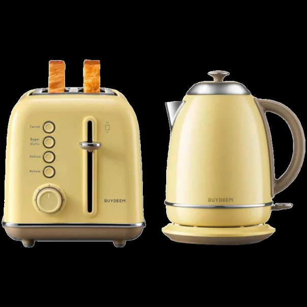 BUYDEEM 2 Slice Toaster, model DT620E, color Mellow Yellow, EU - EP2923295