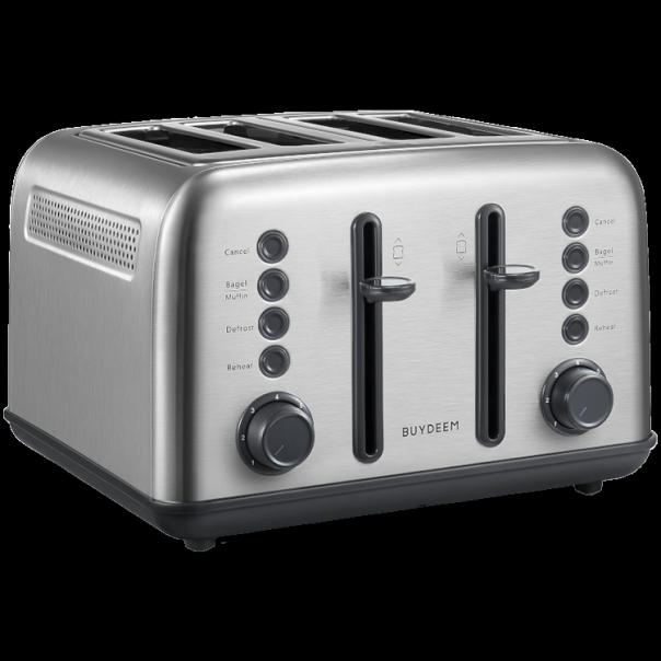 BUYDEEM 4 Slice Toaster, model DT640E, color Stainless Stell, EU - EP2922850