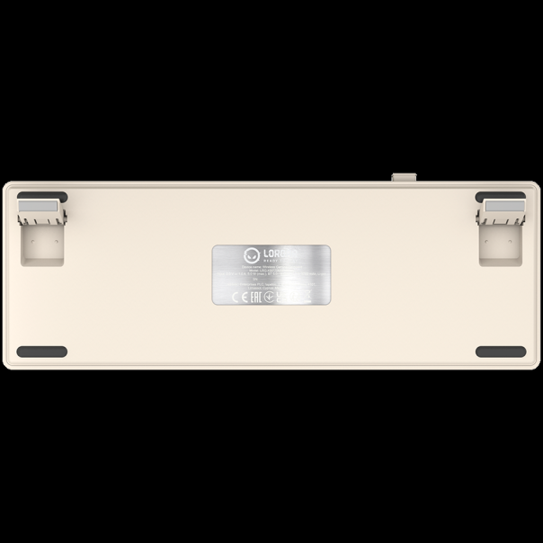 LORGAR KBP70MW, Wireless 65% Mechanical Gaming Keyboard Pro, Beige, EN layout - EP2850584