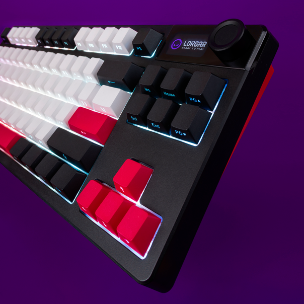 LORGAR KBP70TKLW, Wireless TKL Mechanical Gaming Keyboard Pro, Beige, EN layout - EP3199505
