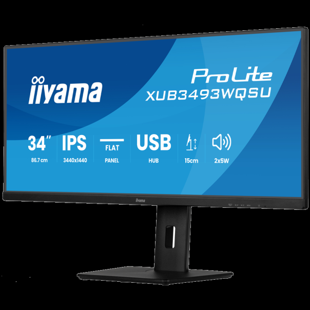 XUB3493WQSU-B6 34'' IPS Ultra wide flat screen with PIP, PBP and height adjustable stand - EP2842314