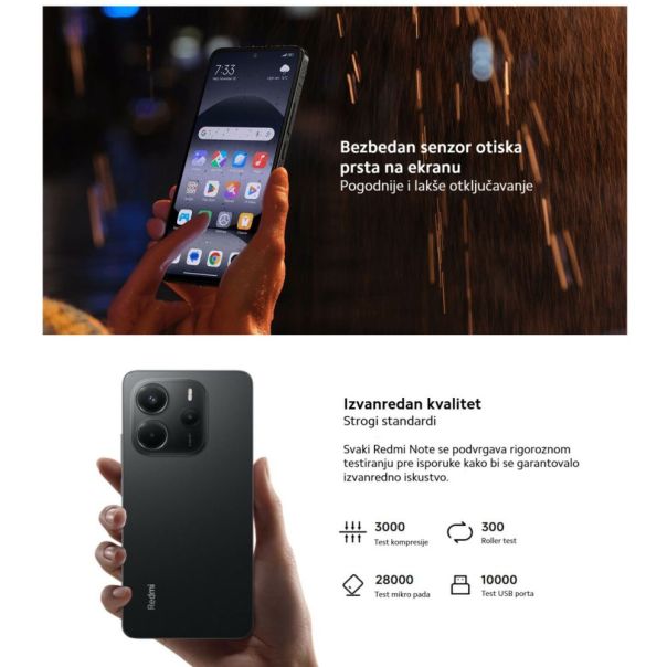 XIAOMI Redmi Note 14 8/256 GB, crna - 1050588