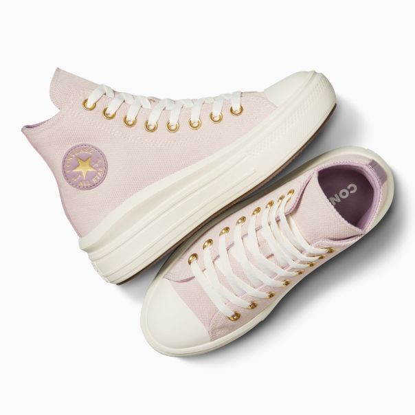 CONVERSE Patike chuck taylor all star move platform gold luxe GG - A12617C