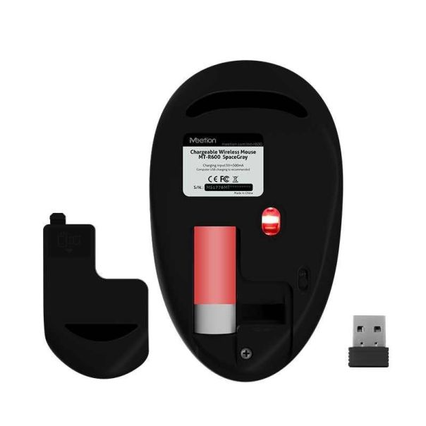MEETION R600 PUNJIVI BEŽIČNI Miš, CRNI - EP3251559