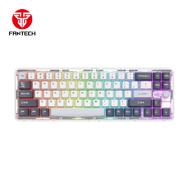 FANTECH Gejmerska mehanička tastatura MK911 MAXFIT70 CRNA EPIC GREYSCALE (ŽUTI SWITCH) - 211108