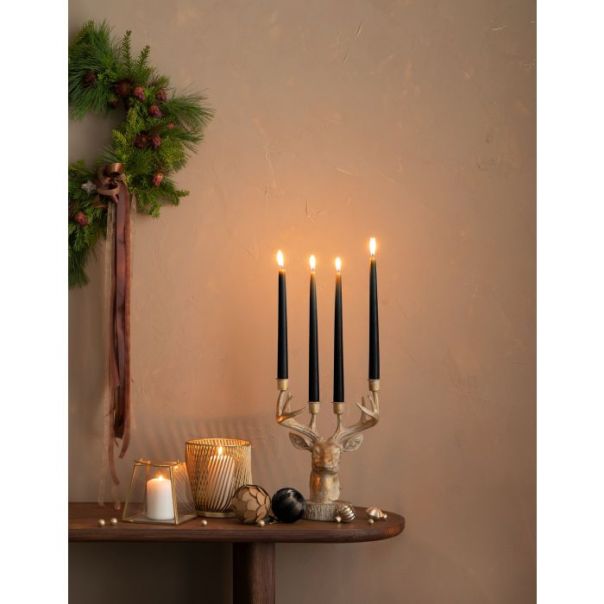 EGLO Sveća 25cm Glenbarr, crna - 422562