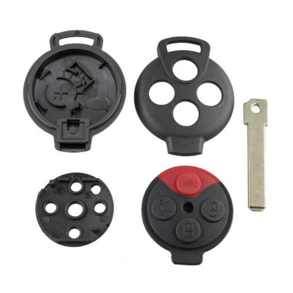 888 CAR ACCESSORIES Kućište oklop ključa smarta  3 + 1 tastera - A32-AP000